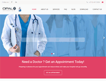 Tablet Screenshot of opalmedical.com